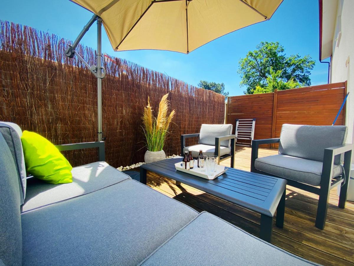 Appartement Tout Confort, Belle Terrasse. Biscarrosse Bagian luar foto